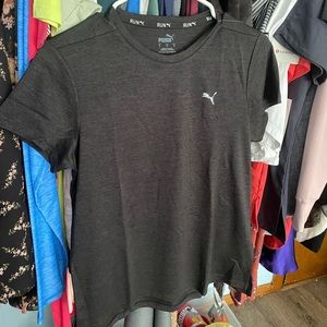 🌟Puma Run Fav Heathered Black Drycell Short Sleeve